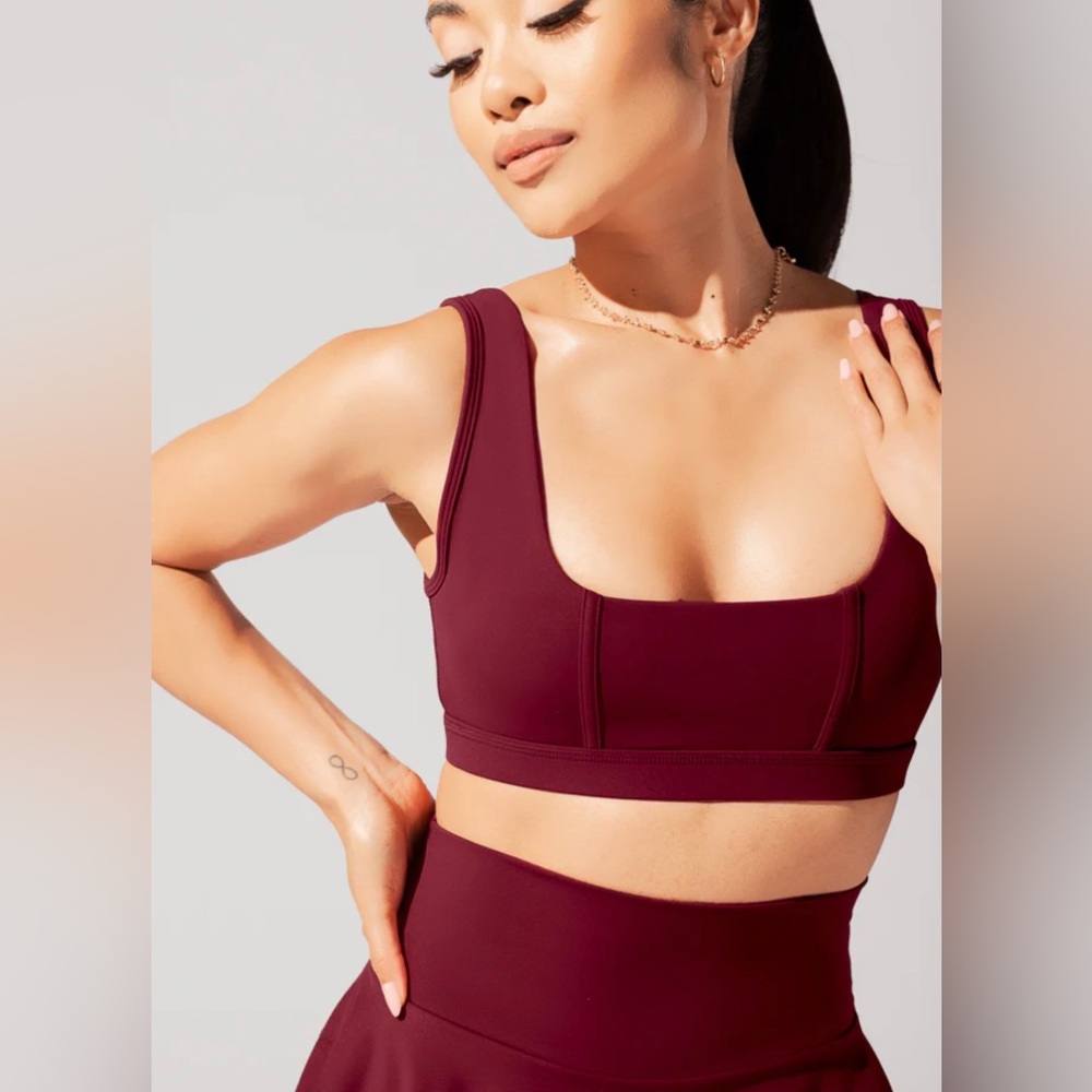 POPFLEX - Corset Bra - Crimson